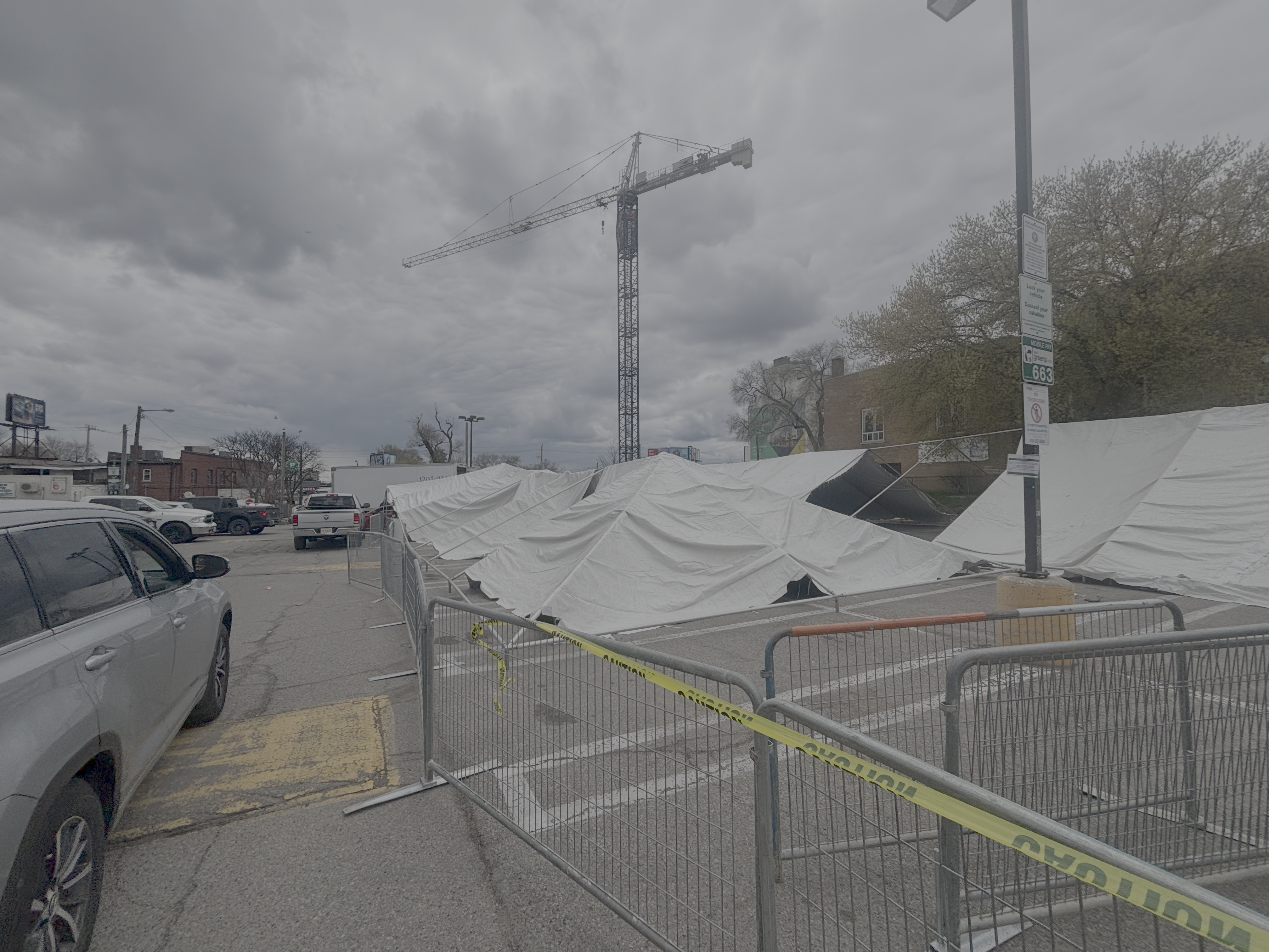 Private event secured by Red Sea Security with tents and perimeter control