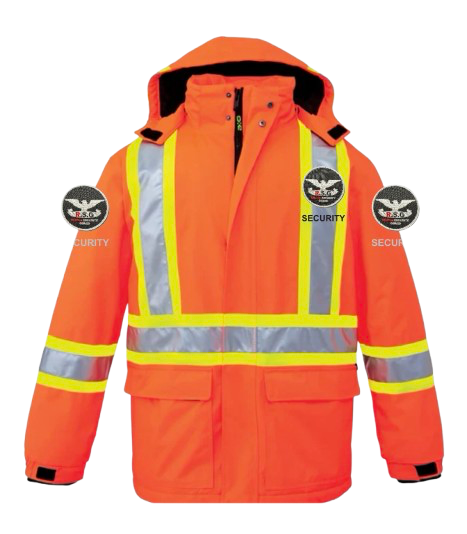 Winter duty jacket front